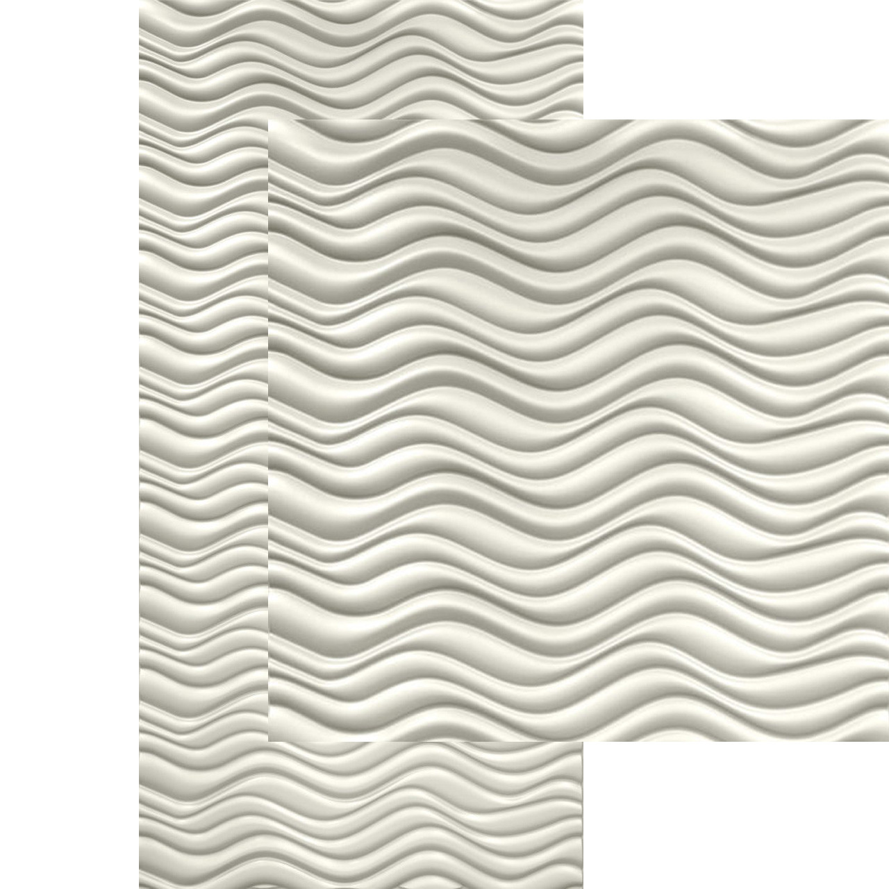 Tsunami MirroFlex Max 4x8 Glue Up PVC 3D Wall Panels