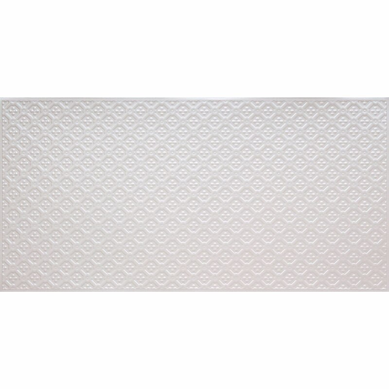 Flower Field Faux Tin Backsplash Roll WC 15