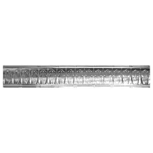 Deco Crowns - Tin Cornice - 6.9 in. Wide 48 in. Long - #905 - Lacquered Steel