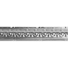 Egg and Dart Medium - Tin Cornice - 3.5 in. Wide 48 in. Long - #803