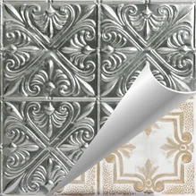 Lancelot - Hand Painted - Wall and Ceiling Patterns - #312 - 24"x24" - Antique Cream (This Is Reference For Finish Only Not The Design)