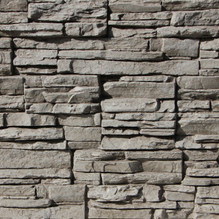 Lightning Ridge Faux Stone Panel - Oyster Gray