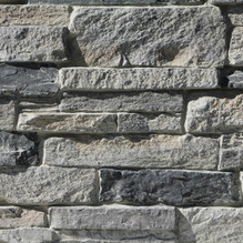 Tritan BP Earth Valley Faux Stone 48-3/4 in. x 24-3/4 in. Gray Fox Class A Fire Rated Urethane Interlocking Panel