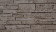 Tritan BP - 24 in x 48 in x 1.75 in Canyon's Edge Stack Stone Panel - Oyster Gray