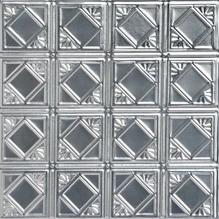 Carnivale 2 ft x 2 ft - Wall and Ceiling Patterns - #207 - (Pack of 12) - Lacquered Steel