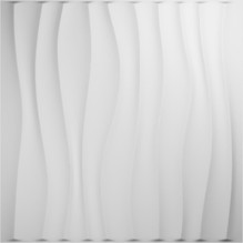 Shoreline Endurawall Decorative 3D Wall Panel 20 in x 20 in - White