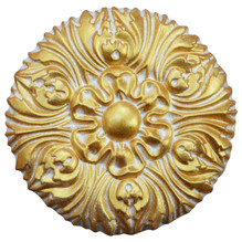 FAD Hand Painted  Rosette Floral 3-7/8 in. OPRF-008-PGW