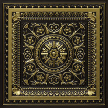 La Scala - Faux Tin Ceiling Tile - #223 - Antique Brass