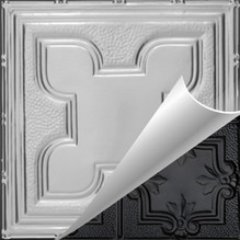 Shanko - Powder Coated - Tin - Wall and Ceiling Patterns - #425 - 24"x24" - Black