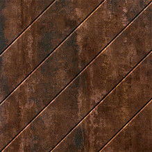 Flux - MirroFlex - Ceiling Tiles 4 Pack (24x24) - 16 Sq.Ft.  -  Abstract Copper