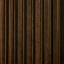 Fluted Polystyrene Wood Slat Walls 94.5 in x 9.45 in - #MG 1017 - (Pack of 10) / 62 sqft - Honey