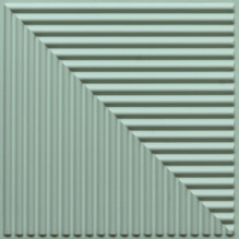 Peel and Stick - Faux Tin Wall Panels - 12 in x 12 in - #9003 - (Pack of 20) / 20 sqft - Edge Water