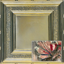 County Cork 2 ft x 2 ft Shanko - Acoustical Perforated Tin Ceiling Tiles with Insulating Pad - #509 - (Pack of 20) / 80 sqft - Gold Nugget