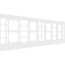 Granby PVC Wainscot Paneling Kit Granby PVC Wainscot Paneling Kit