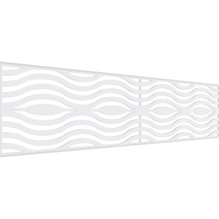 Parker Fretwork Wainscot Wall Paneling -(Pack of 4) Parker Fretwork Wainscot Wall Paneling -(Pack of 4)