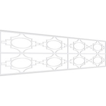 Gypsum Fretwork Wainscot Wall Paneling - (Pack of 4) 