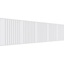 Framed Beadboard Fretwork Wainscot Wall Paneling - (Pack of 5) 