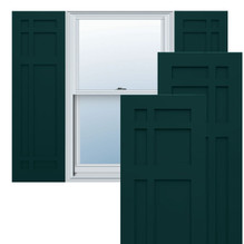 True Fit PVC San Juan Capistrano Mission Style Fixed Mount Shutters (Per Pair) - Thermal Green True Fit PVC San Juan Capistrano Mission Style Fixed Mount Shutters (Per Pair) - Thermal Green