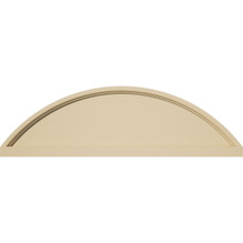 Segment Arch Signature Urethane Pediment, Primed Tan - Smooth