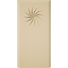 Standard Foster Spiral Signature Urethane Plinth Block With Rounded Edge