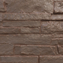 EverStone - Acadia Ledge - Faux Stone Panel - 49 in x 25.5 in x 1.25 in - Autumn Bronze 