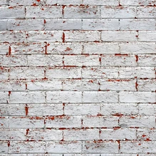 Peeling White Paint Brick Fusion 4 ft. x 8 ft. Glue-Up FRP Wall Panel