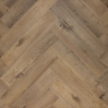 Blues Herringbone SPC Vinyl Flooring Planks - 29.5 in x 5.9 in  - Harpo Oak 