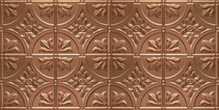 Boston - MirroFlex - Ceiling Tiles (24x48) - Pack - Brushed Copper