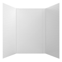 Aloha Shower Wall Panels Surround - Gloss White