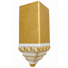 FAD Hand Painted Crown Molding - Inside Corner Block - #CMCBF-001-10