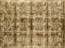 Savannah MirroFlex Bermuda Bronze 18 in. x 24 in. Glue-Up PVC Backsplash Kit - Includes 5 Tiles, 2 J-Trims & 1 Inside Corner Trim