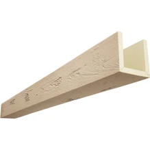 Timberthane Faux Wood Ceiling Beams - 3-Sided & 10 ft. Length - Knotty Pine + Sonora Desert