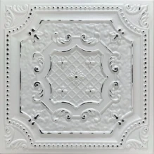 Bijou and Bee Bee 20 in x 20 in Glue-up Styrofoam Ceiling Tile Pack - #R126 - Old Black White
