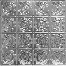 Crowning Glory - Shanko - Tin Plated Steel - Wall and Ceiling Patterns - #208 - 24"x24" - Steel Unfinished