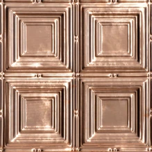 Cubism - Copper Ceiling Tile - #320 - Solid Copper