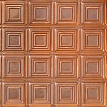 5th Avenue - Copper - Ceiling Tile - #204 - Solid Copper