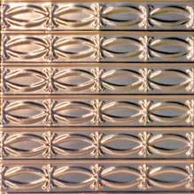 Buttons 'N' Bows - Copper Ceiling Tile - #606 - Solid Copper