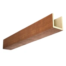 Faux Wood Beams - Rough Sawn + Mahogany