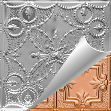 Butterfly Meadow - Shanko - Copper Ceiling Tile - #535 - Solid Copper