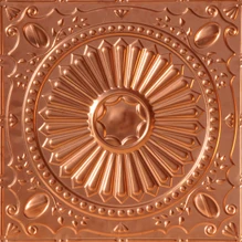 Fandango - Copper Ceiling Tile - #525 - Solid Copper