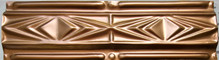 Deco Arrows - Shanko - Copper Cornice - 3.5 in. Wide 48 in. Long - #909