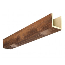 Faux Wood Beams - Sand Blast + Mahogany
