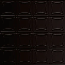 Window Panes - Powder Coated - Tin - Wall and Ceiling Patterns - #201 - 24"x24" - Black