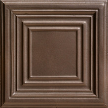 Williamsburg - Shanko - Powder Coated - Tin Ceiling Tile - #505 - 24"x24" - Bronze