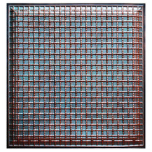 Rustic Lattice - FAD Hand Painted Ceiling Tile - #CTF-017 Rustic Lattice - FAD Hand Painted Ceiling Tile - #CTF-017