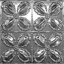 Dumont - Tin Ceiling Tile by Shanko - #300 - Steel  - 24"x24"