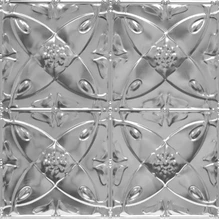 Holland - Tin Ceiling Tile - #305 - 24"x24" - Lacquered Steel