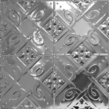 Soho - Tin Ceiling Tile - #304 - 24"x24" - Steel