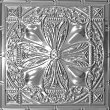 Renaissance - Tin Ceiling Tile - 24 in x 24 in - #512 - Steel