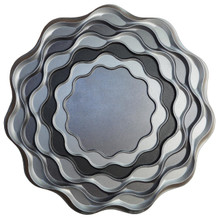 Wavy Ocean - FAD Hand Painted Contemporary Ceiling Medallion - #CCMF-150